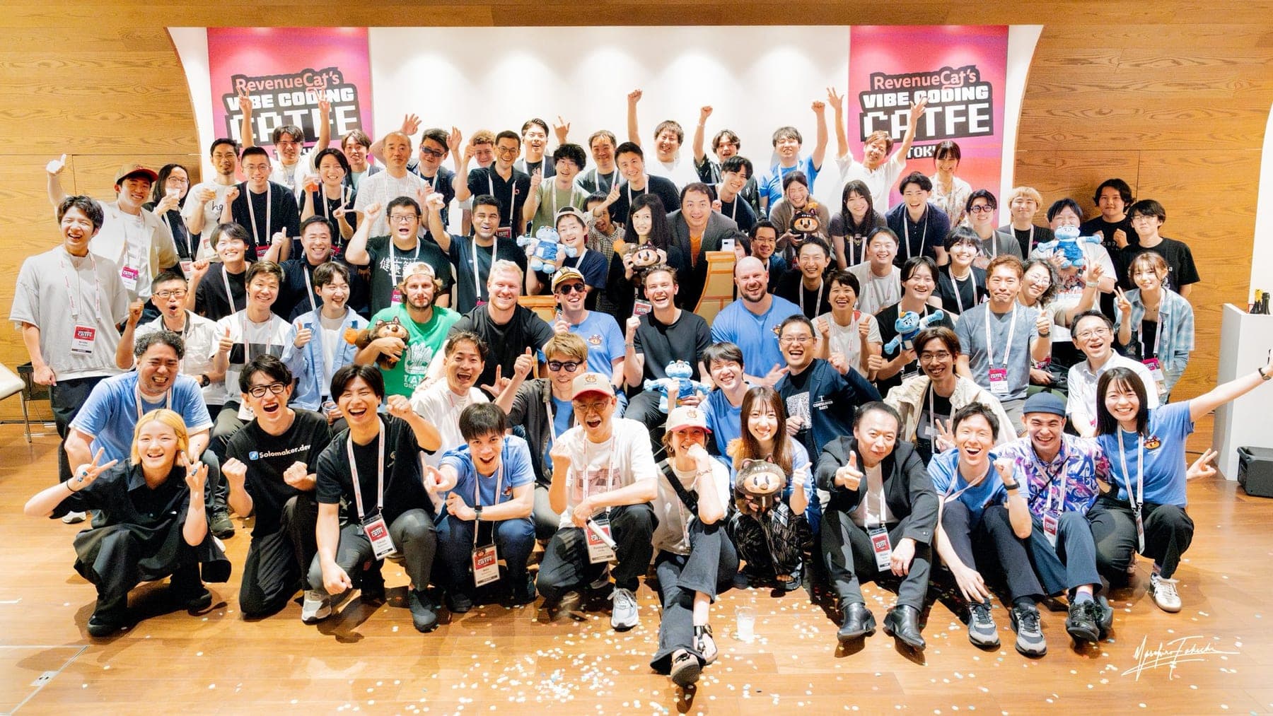 Large group photo from a Tokyo Shipaton 2025 community event.