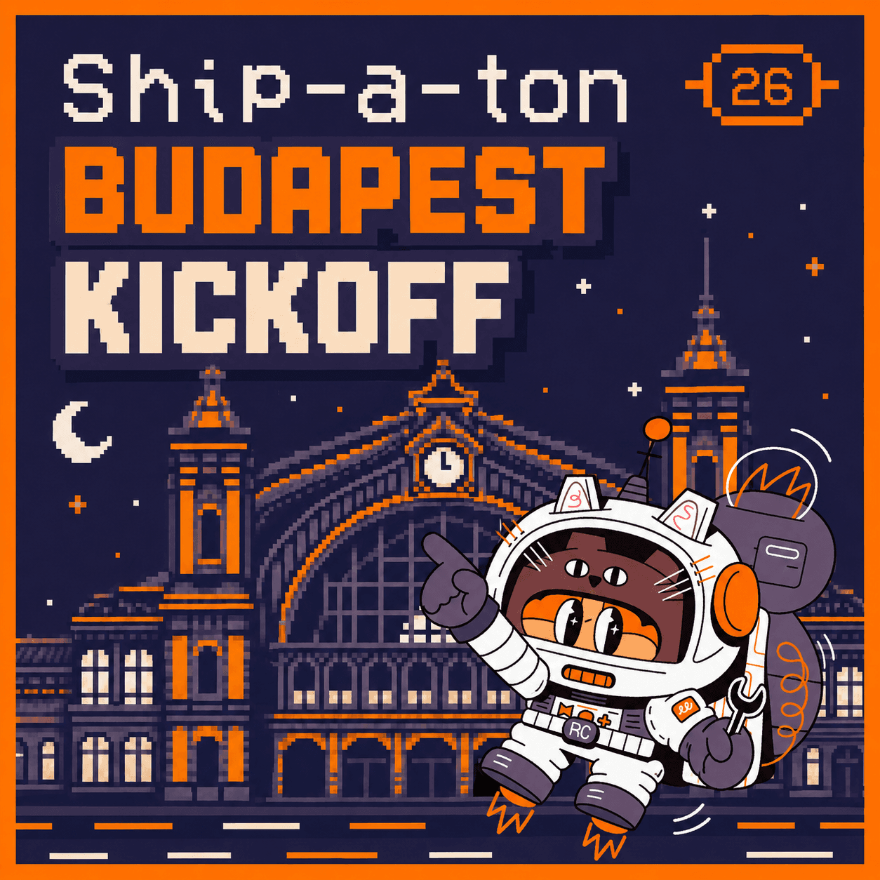Shipaton Budapest Project Kickoff event artwork.